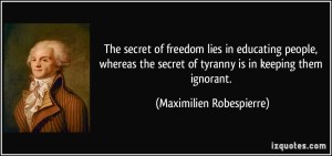 Maximilien Robespierre quote
